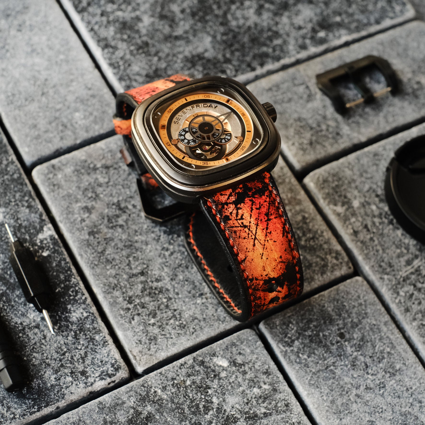 Unique Leather Straps for SevenFriday - Main Image