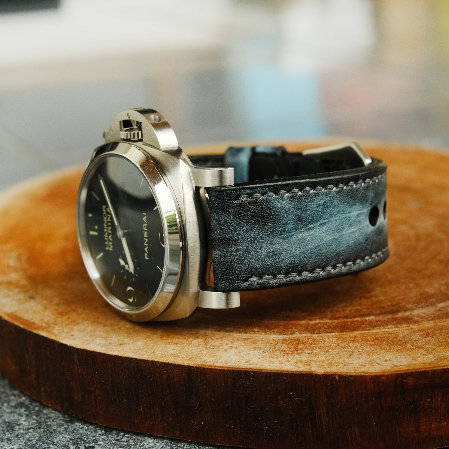 Panerai Watch Band For Officine Panerai Luminor Marina Radiomir PAM 22mm 24mm 26mm Band Leather Straps