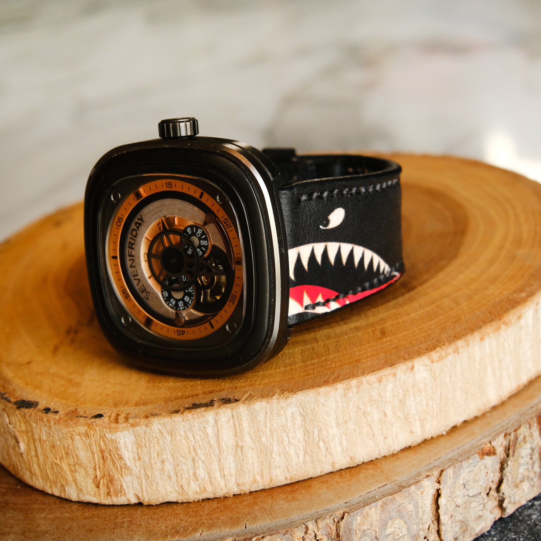 Seven Friday Replacement Strap Black Warhawk Series – ruslieco