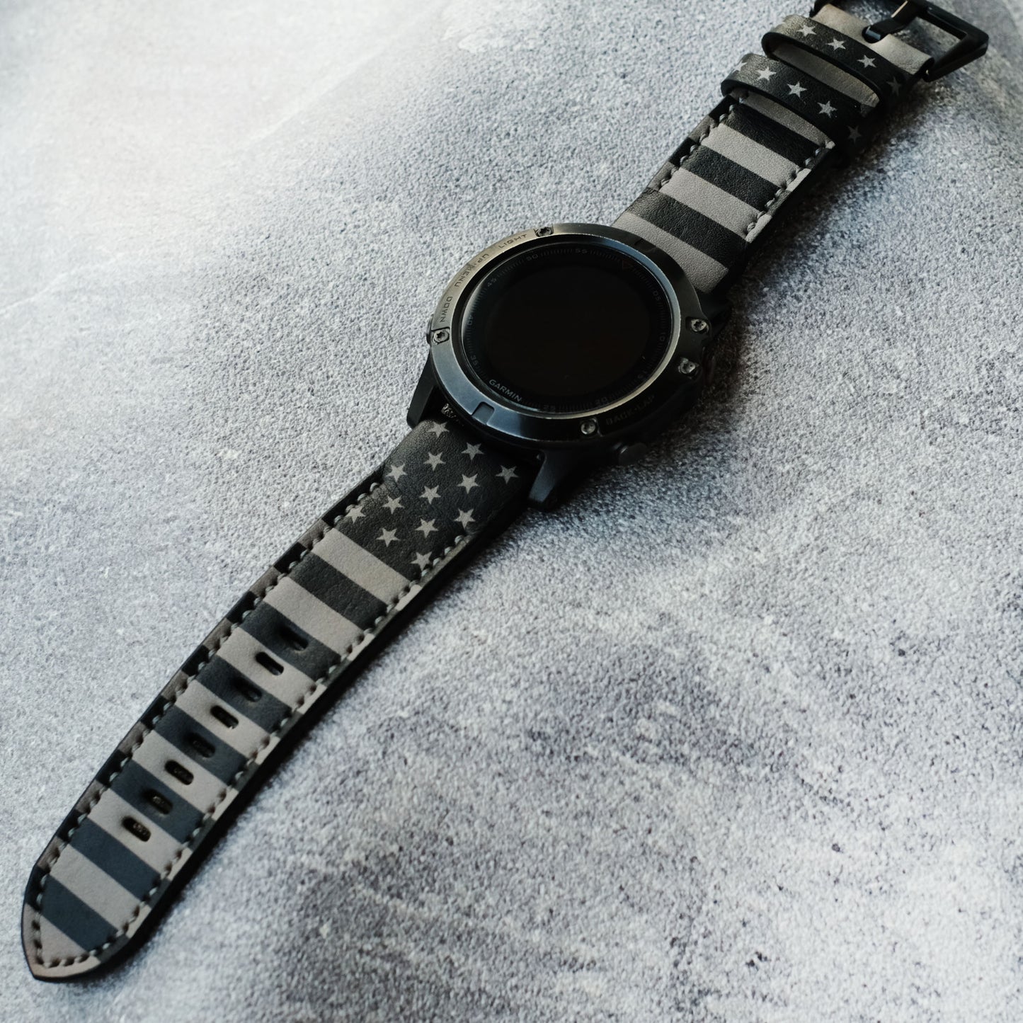 Garmin USA Black And Gray Nation Strap