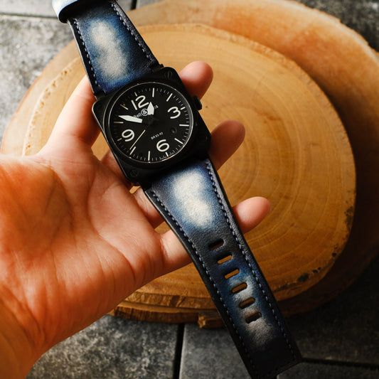 Bell & Ross Blue Jeans Leather Straps