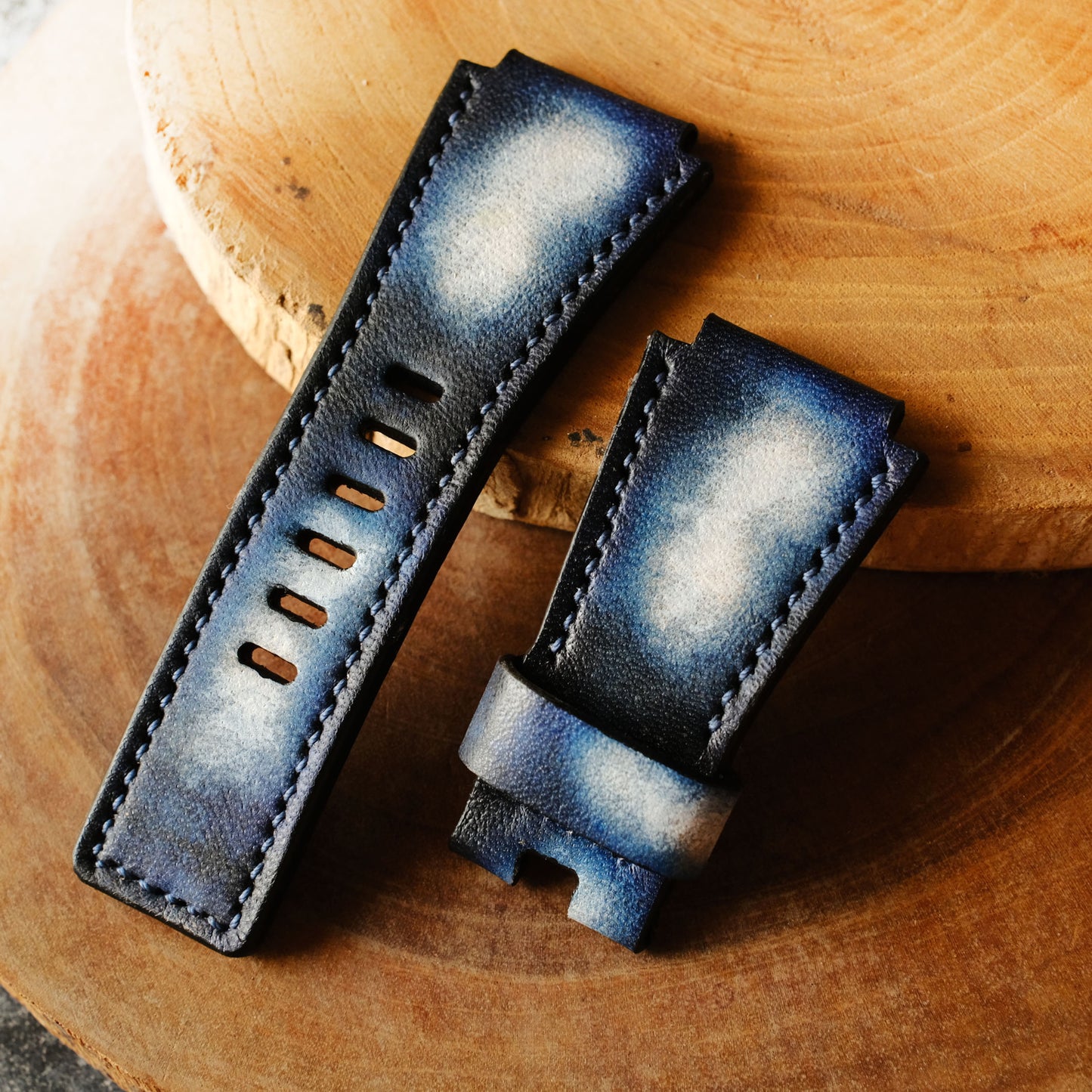 Bell & Ross Blue Jeans Leather Straps