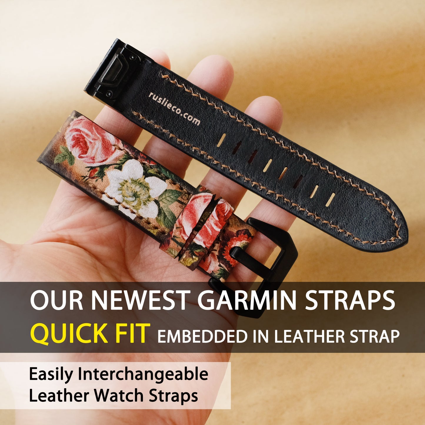 Garmin Custom Leather Strap For Woman