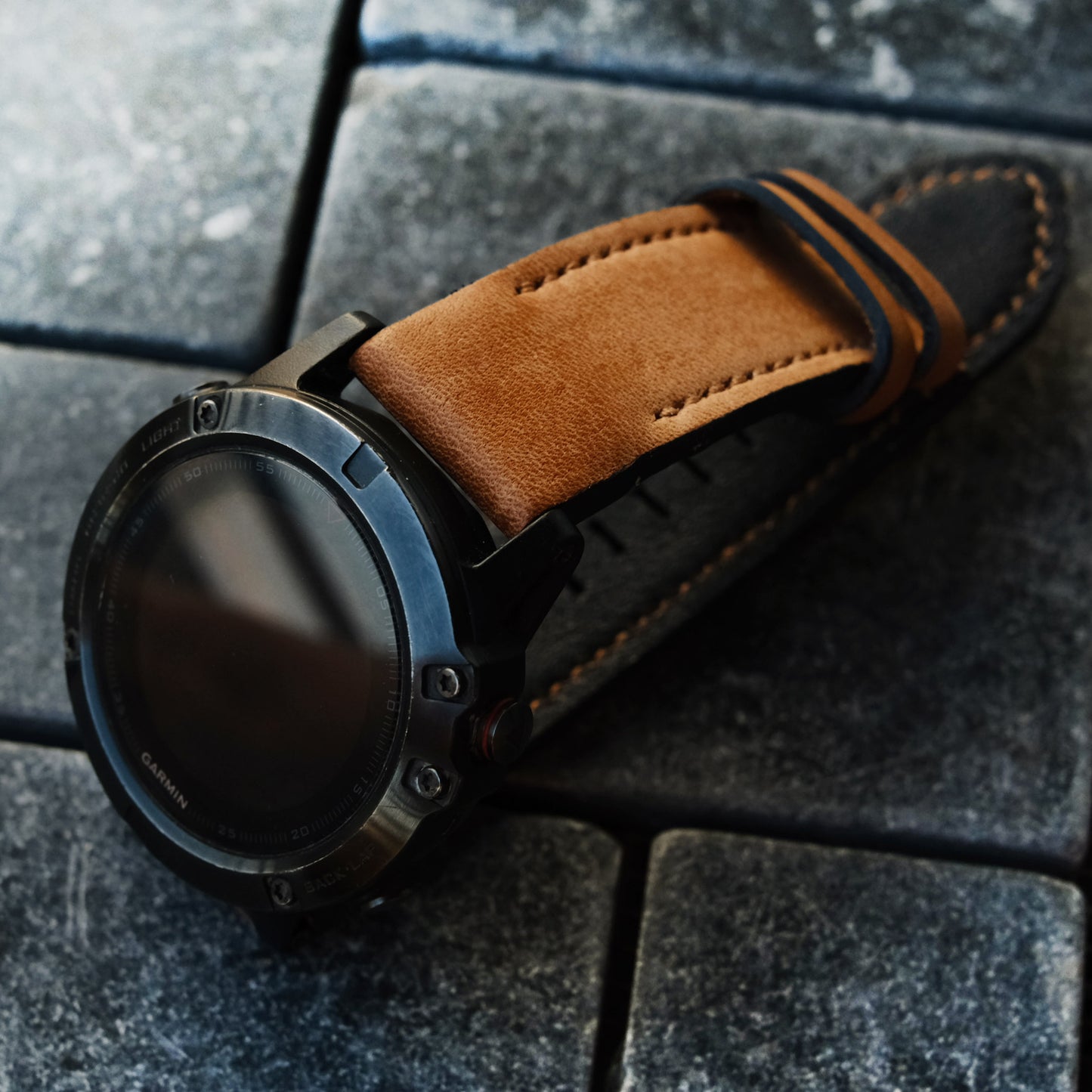 Crazy Horse Cowhide Tan Brown Leather Strap