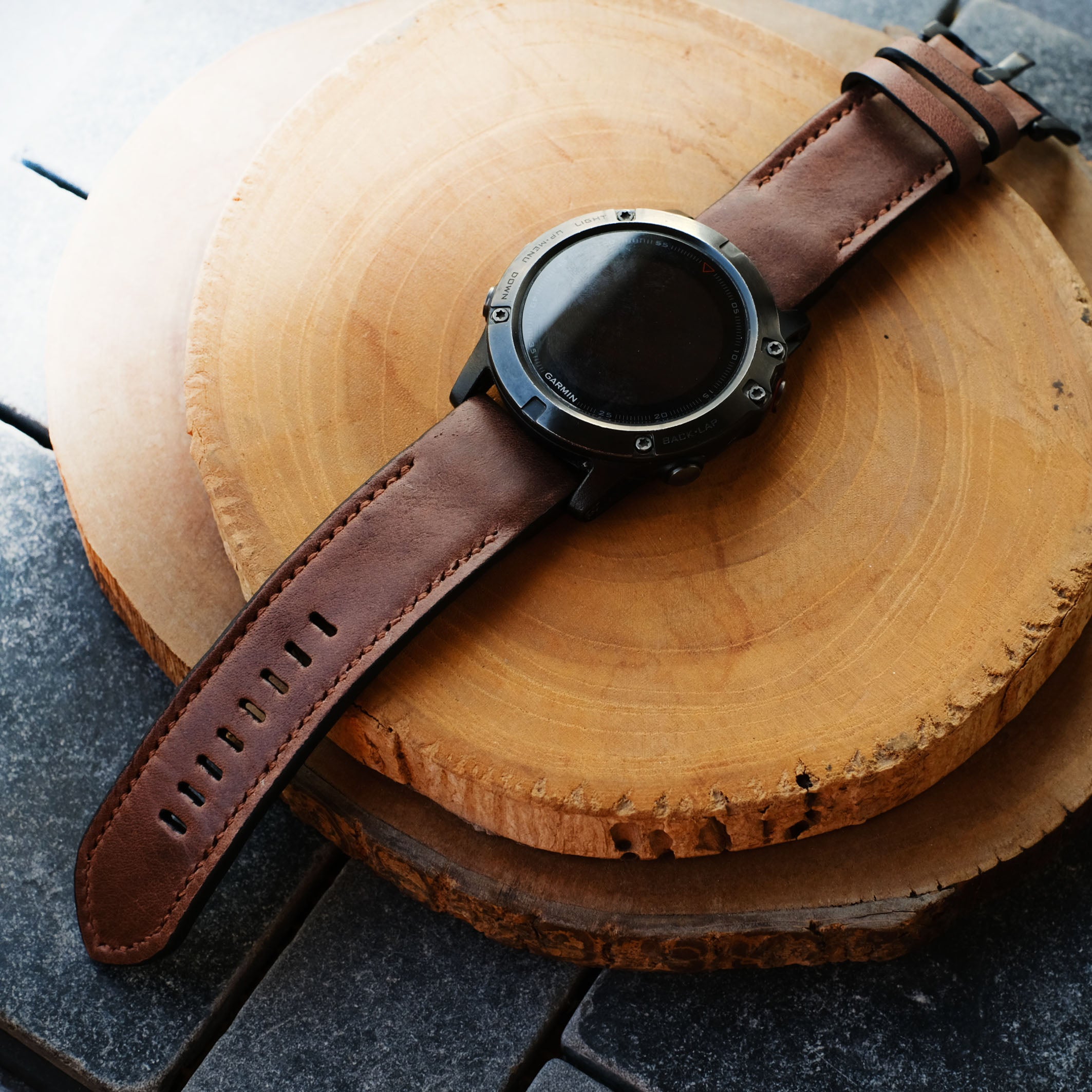 Garmin forerunner leather strap online