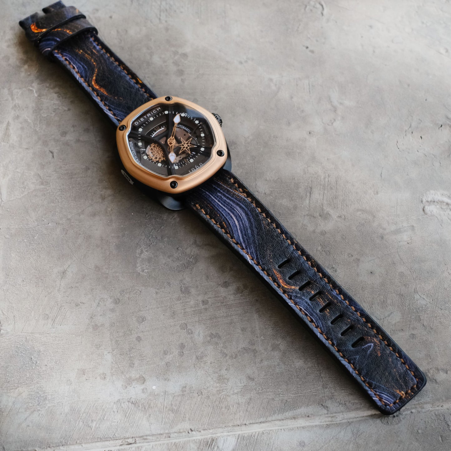 Dietrich Watch Strap Resin Style Dietrich Watch Band Handmade Leather Strap