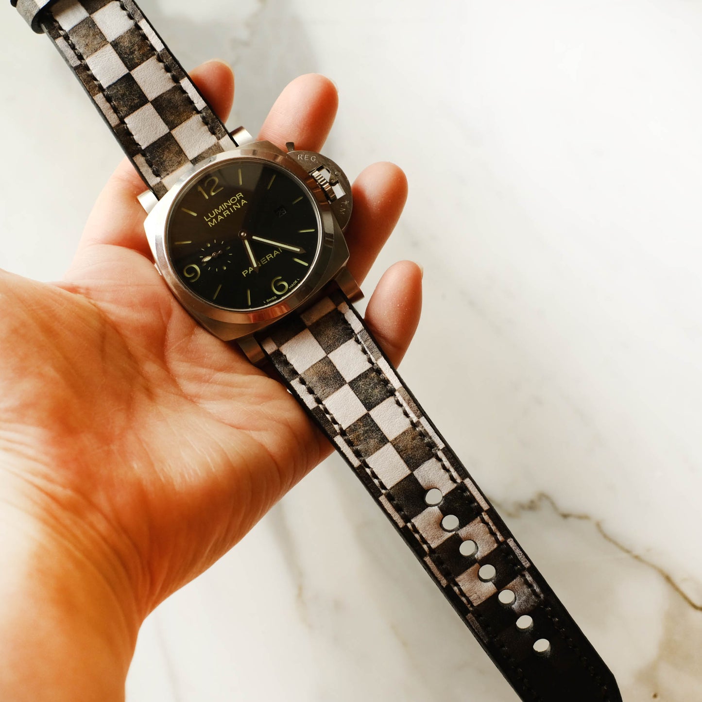 Panerai Watch Band Chessboard Style