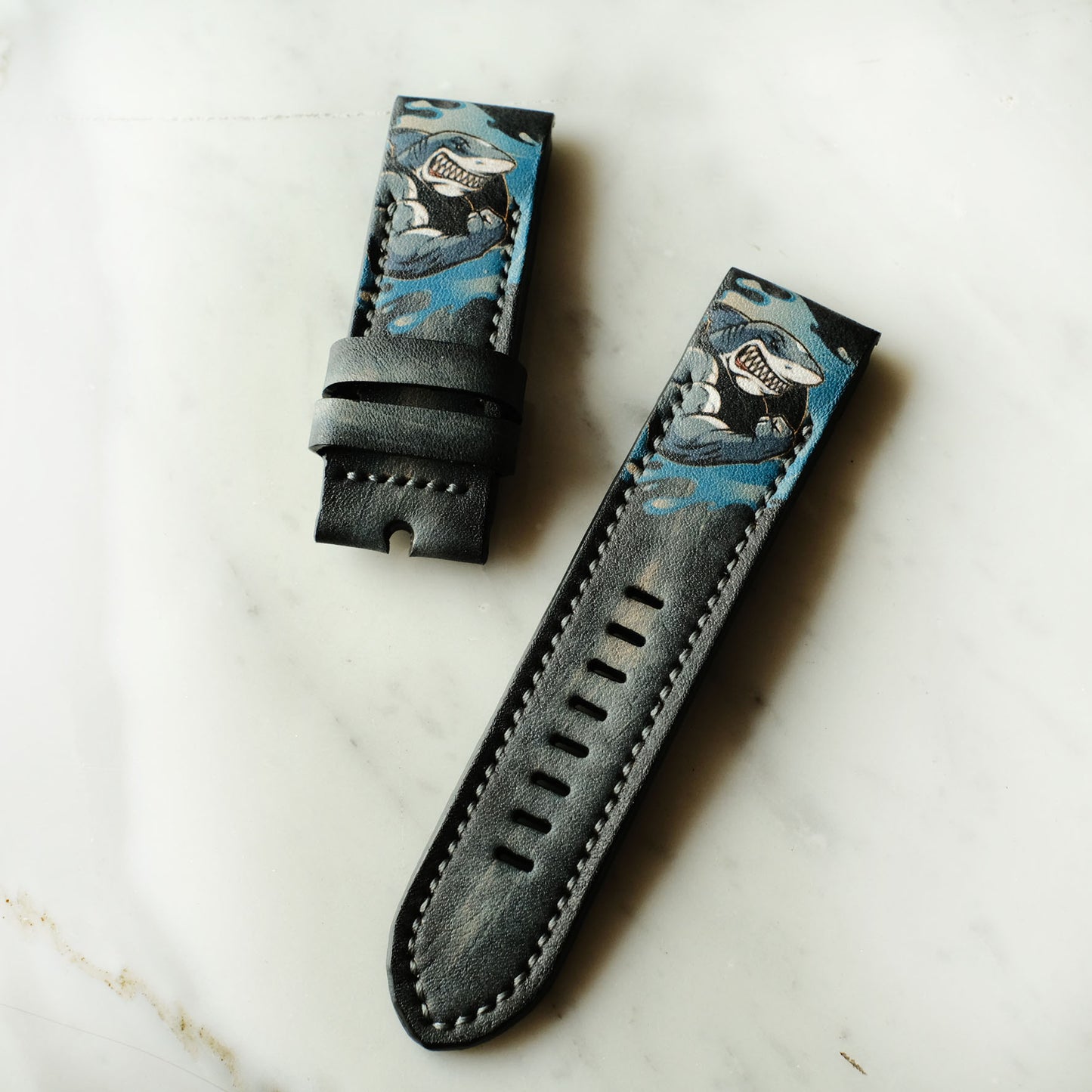 Garmin Strap Custom Shark Design Strap - ruslieco