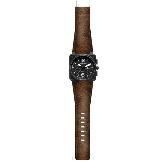 Bell & Ross Brown Leather Straps