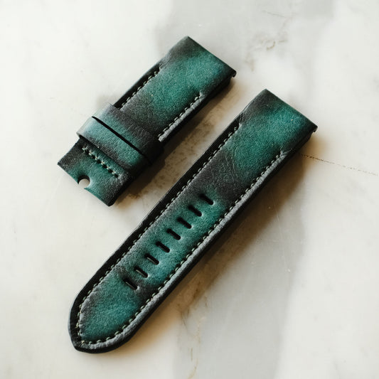 Garmin Teal Leather  Replacement Strap