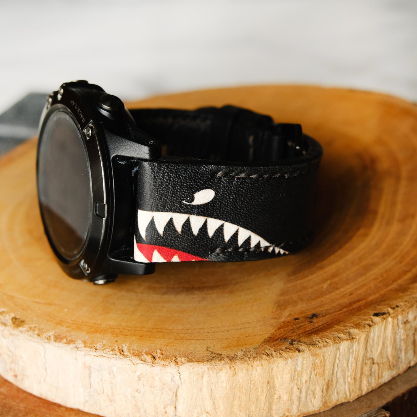 Garmin Custom Warhawk Leather Strap