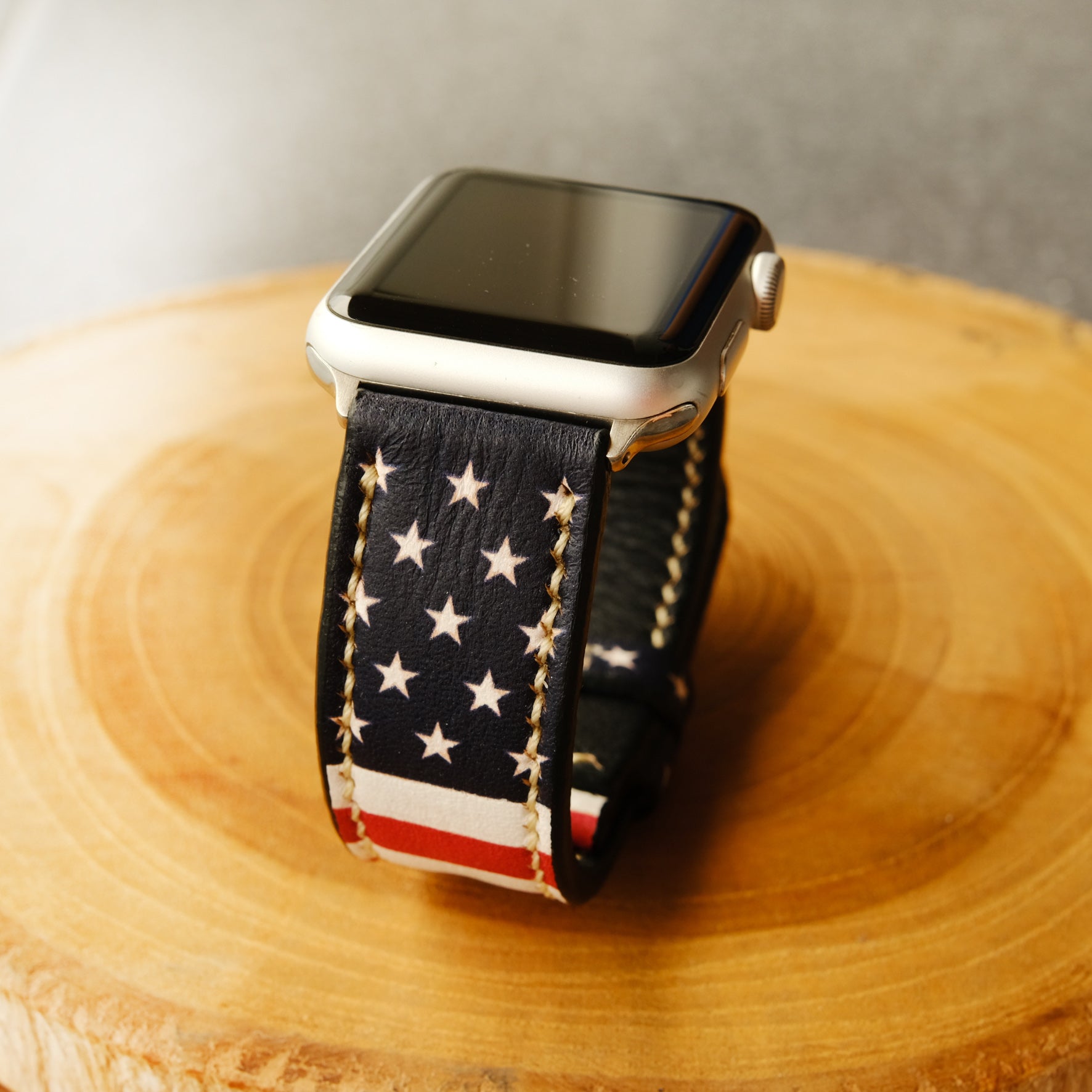 US Flag Watch Strap