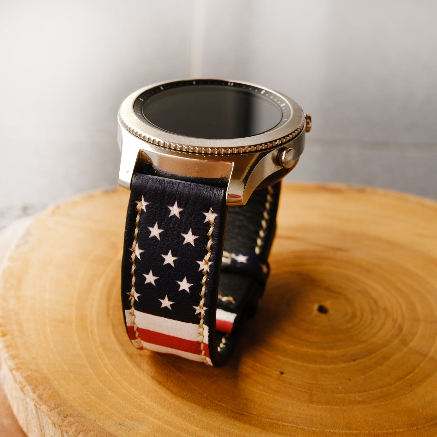 American Flag Watch Strap For Samsung Galaxy Watch Band – ruslieco