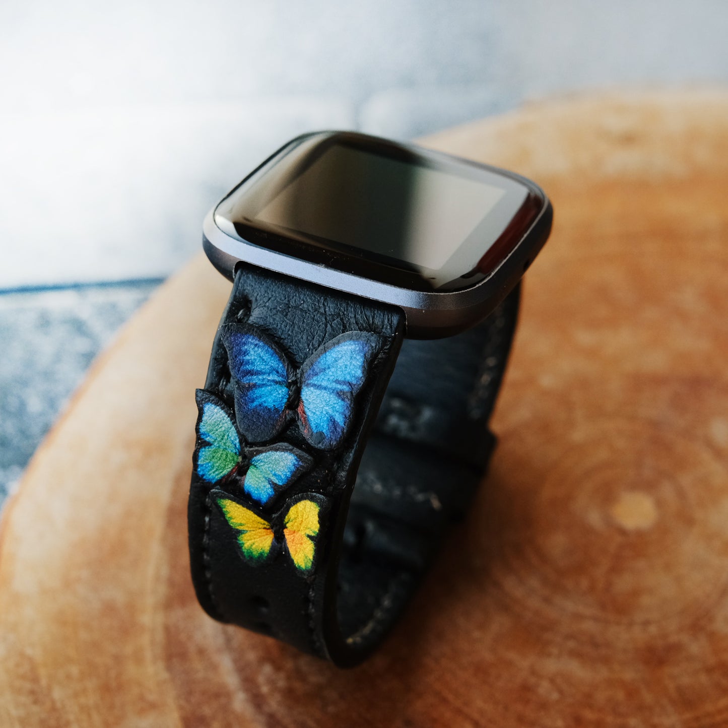 butterfly on watch band