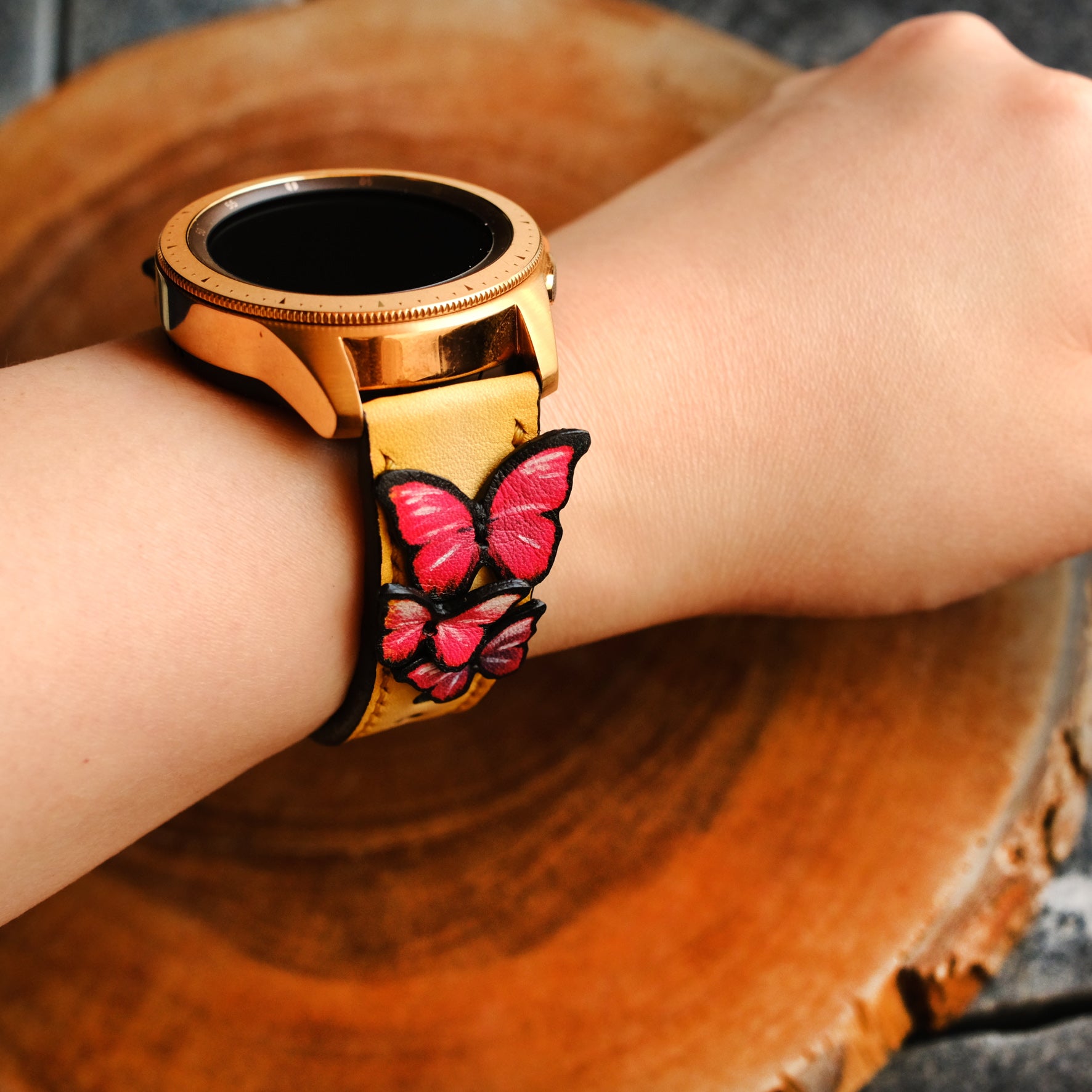 butterfly watch band for galaxy watch