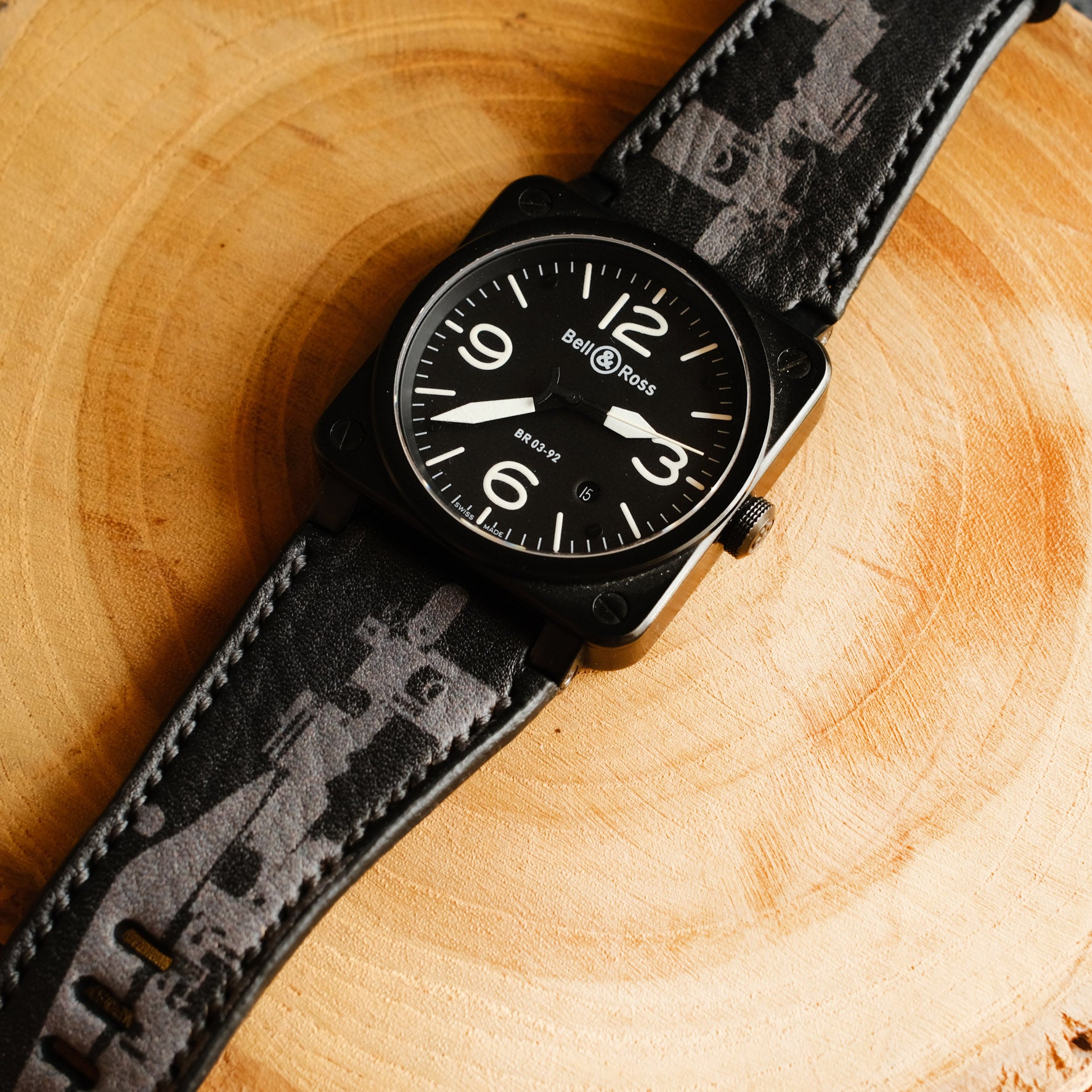 Bell Ross Handmade Leather Straps Custom Design ruslieco