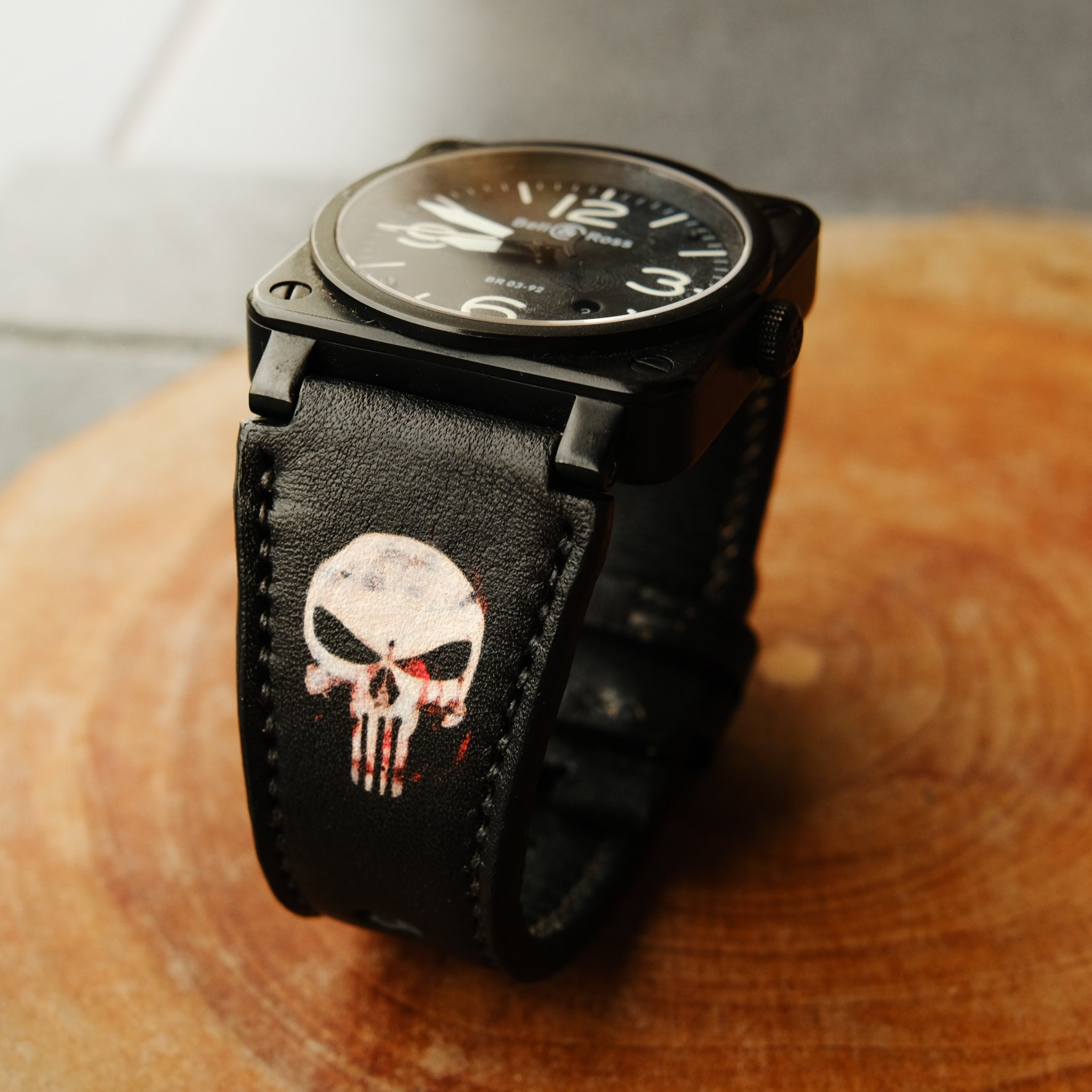 Skull Bell & Ross Strap