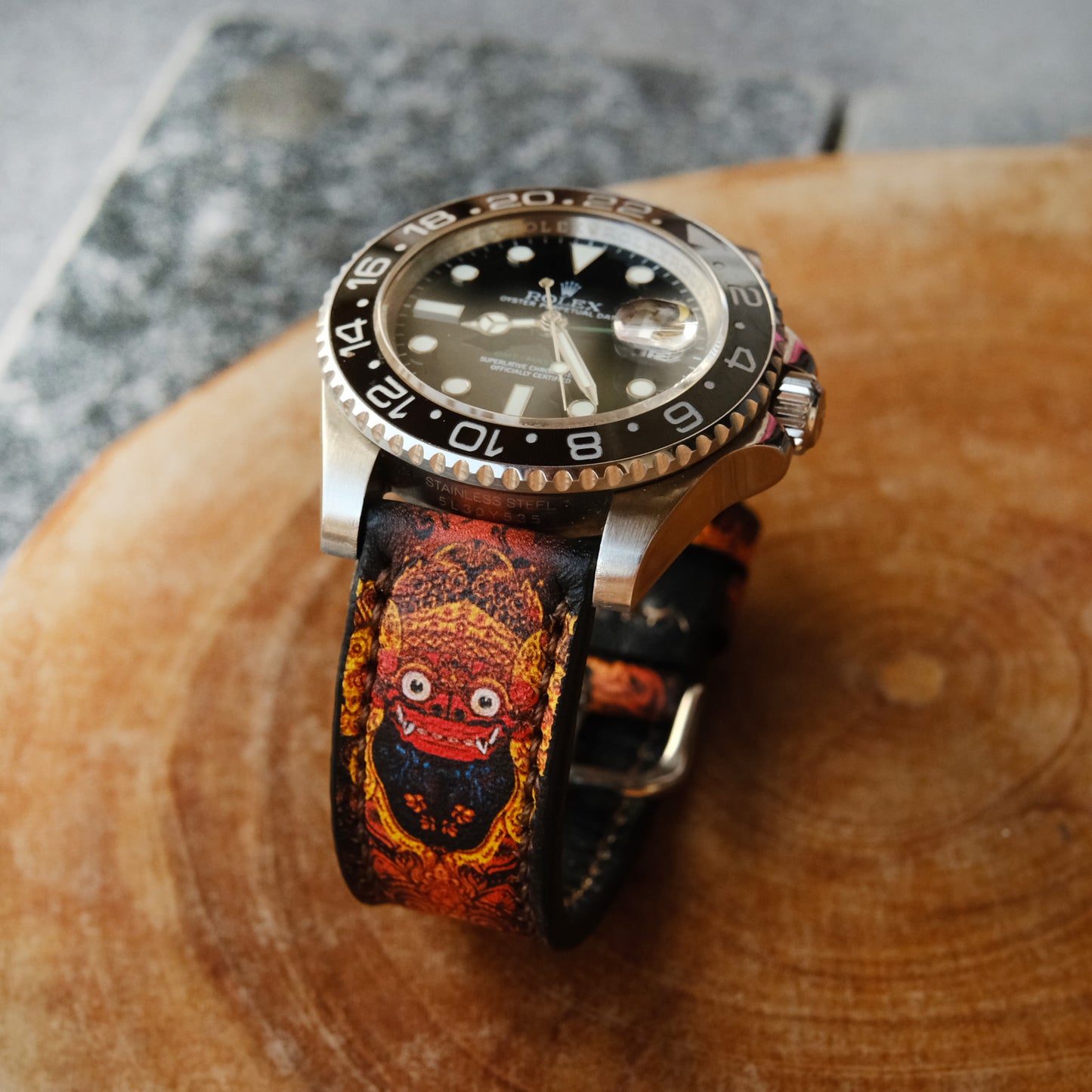 custom rolex gmt strap