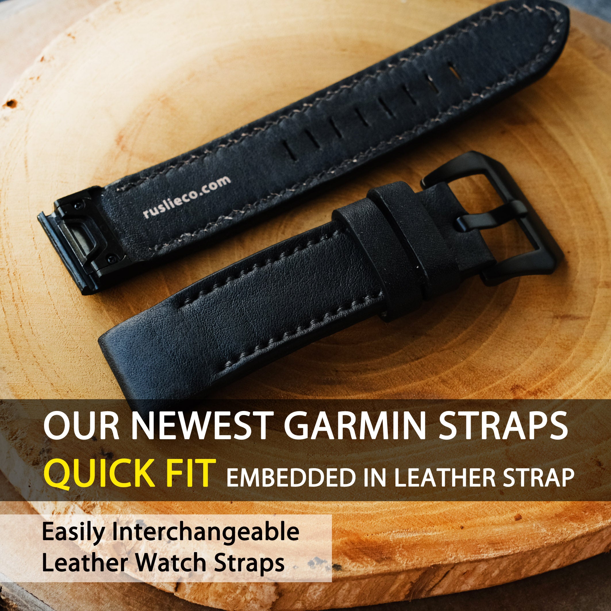 Garmin quickfit leather discount band