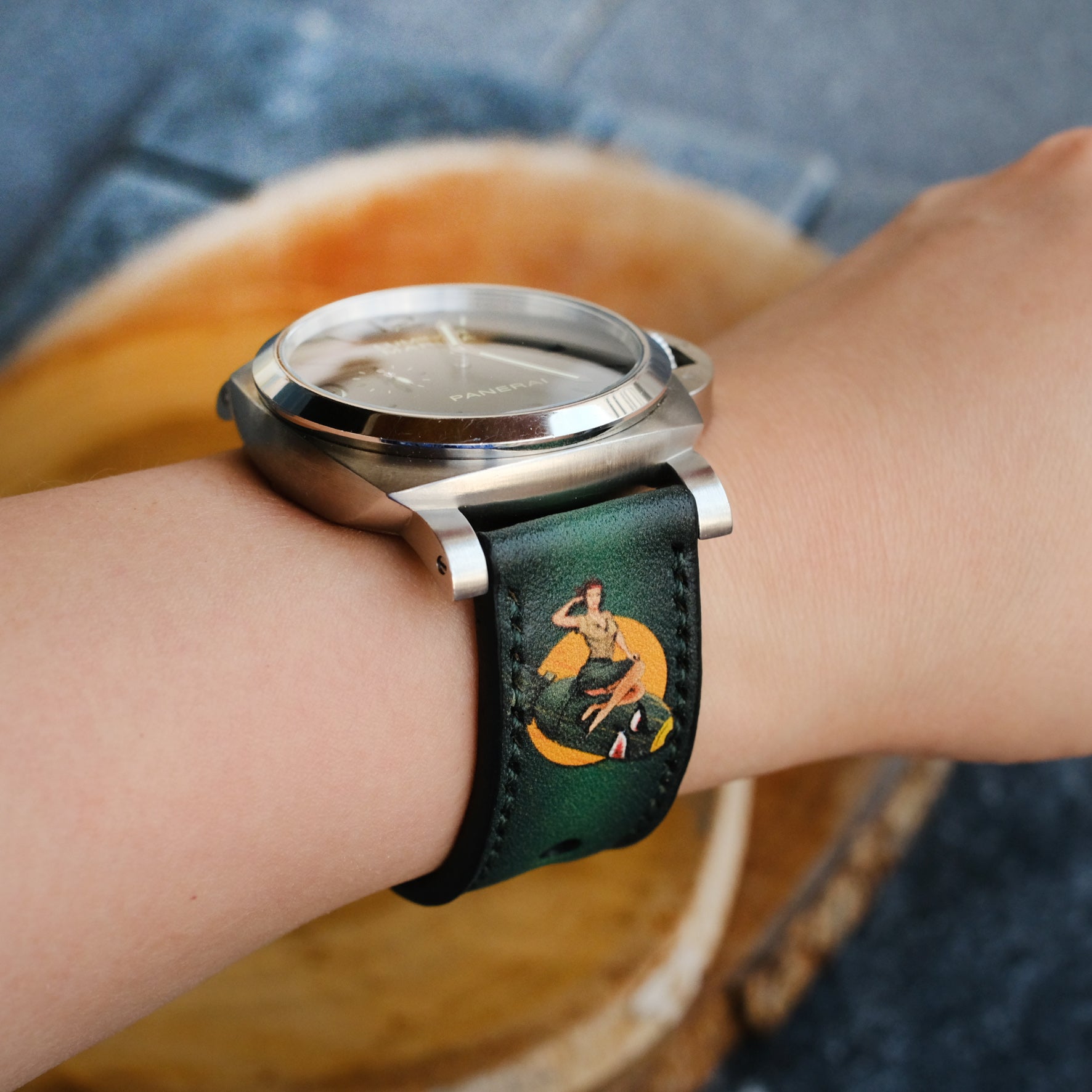 Bomber Girl Watch Straps For Panerai By Ruslieco ruslieco