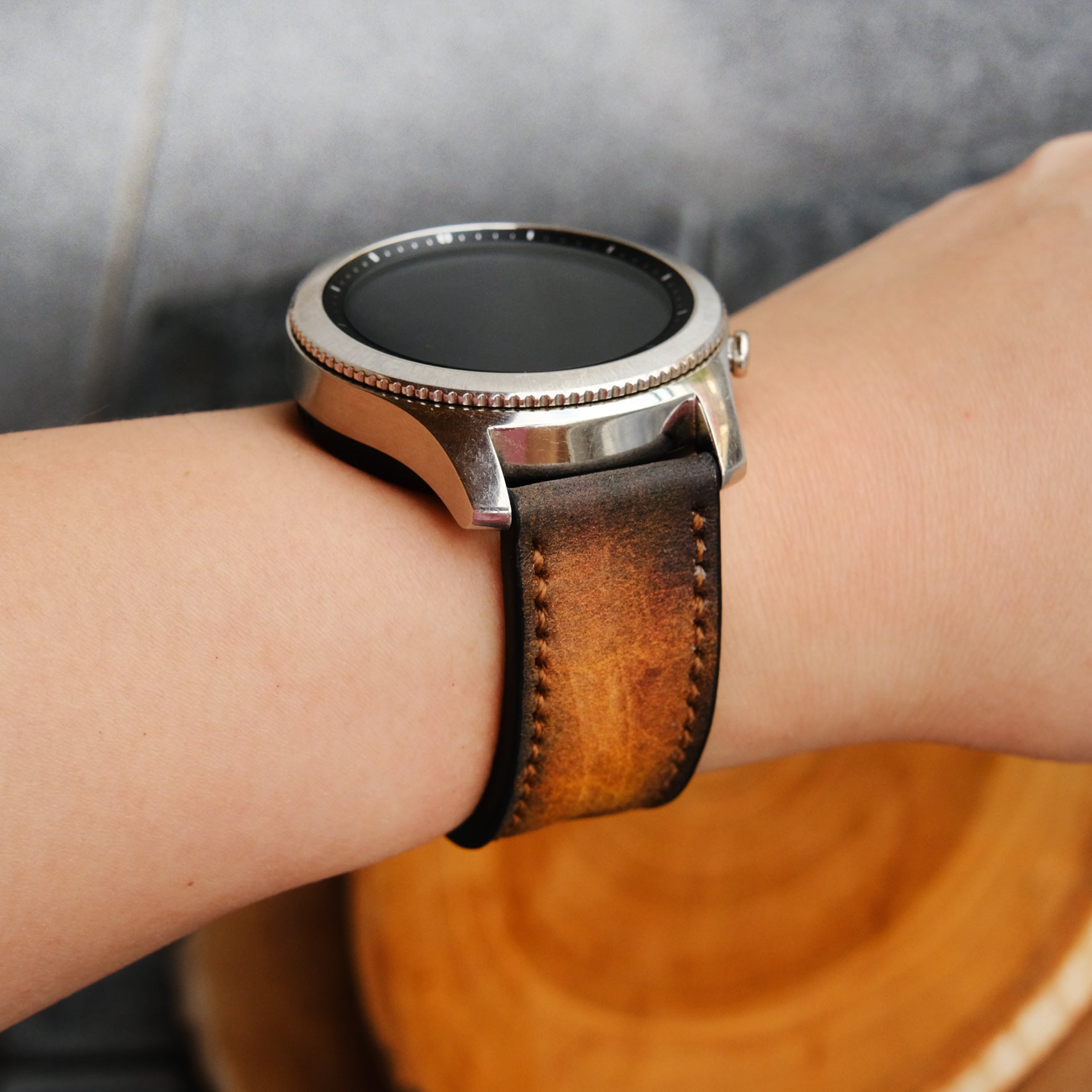 vintage leather watch band