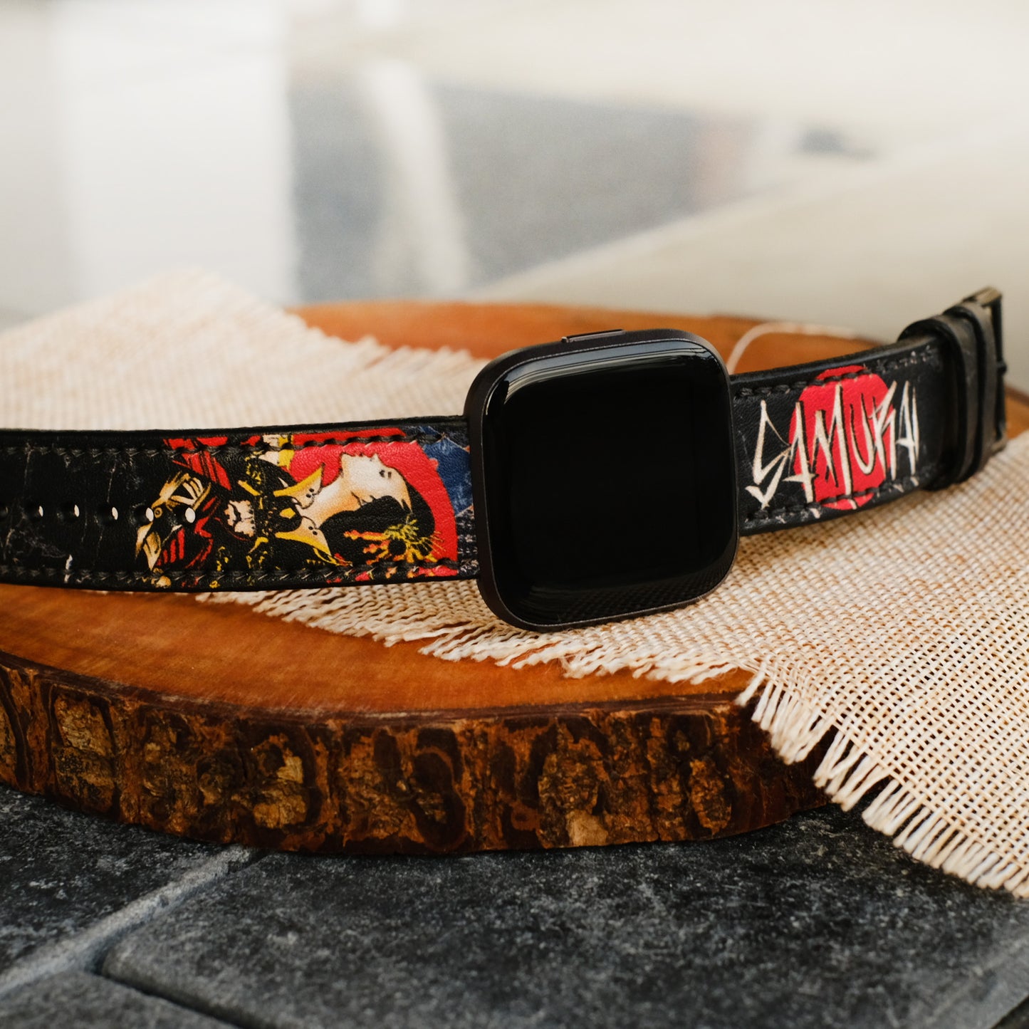 samurai geisha custom deisgn strap