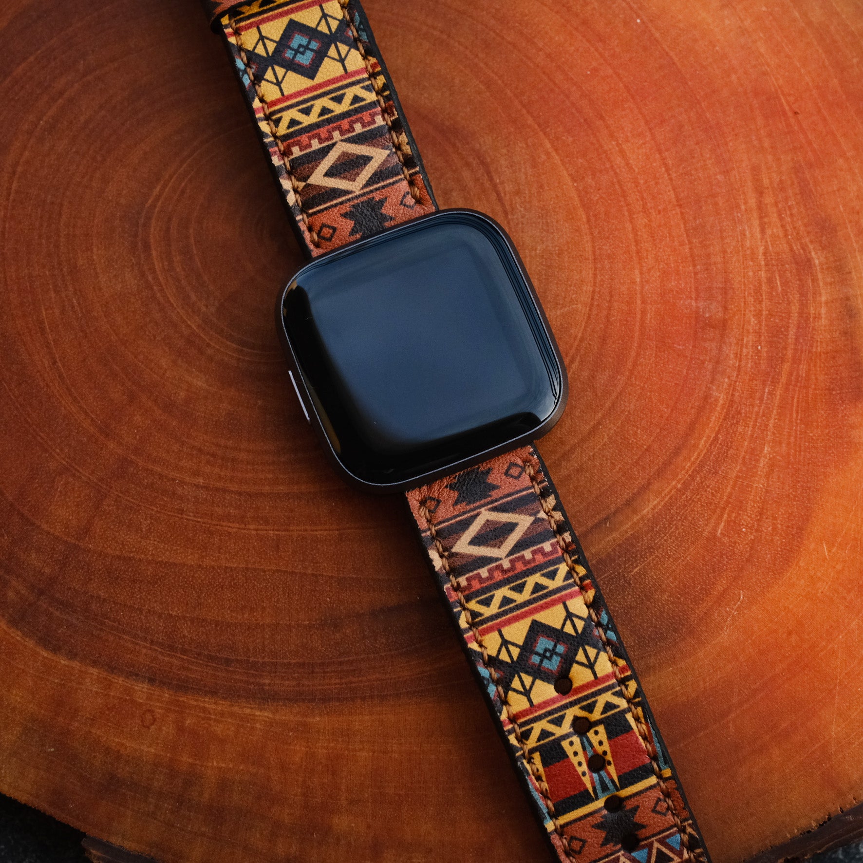 Brown Totem Strap For Fitbit Watch - ruslieco