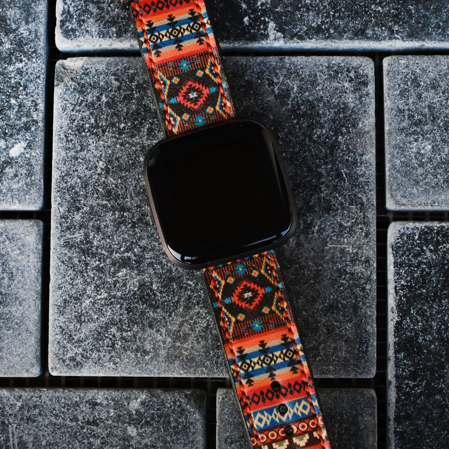 etnic watch band on fitbit watch