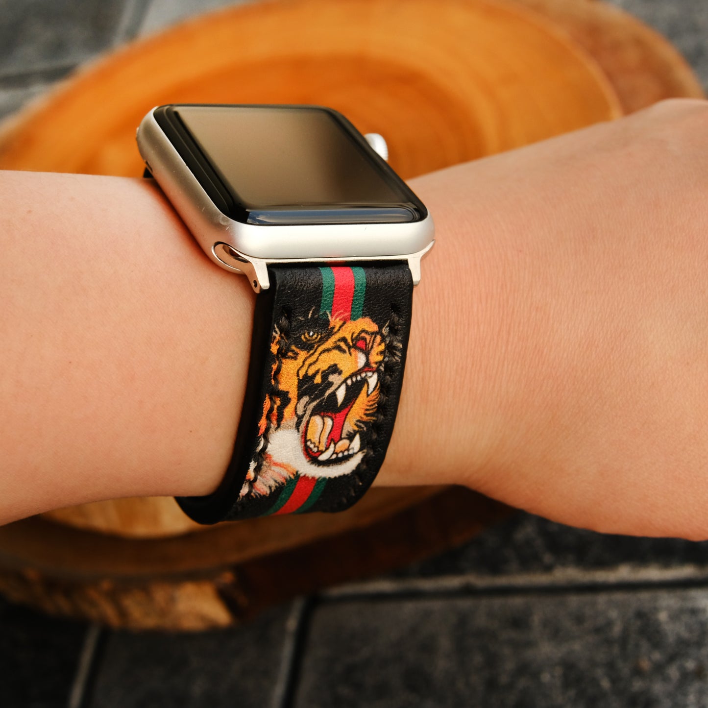 Luxury Tiger Apple Watch Strap All series - ruslieco