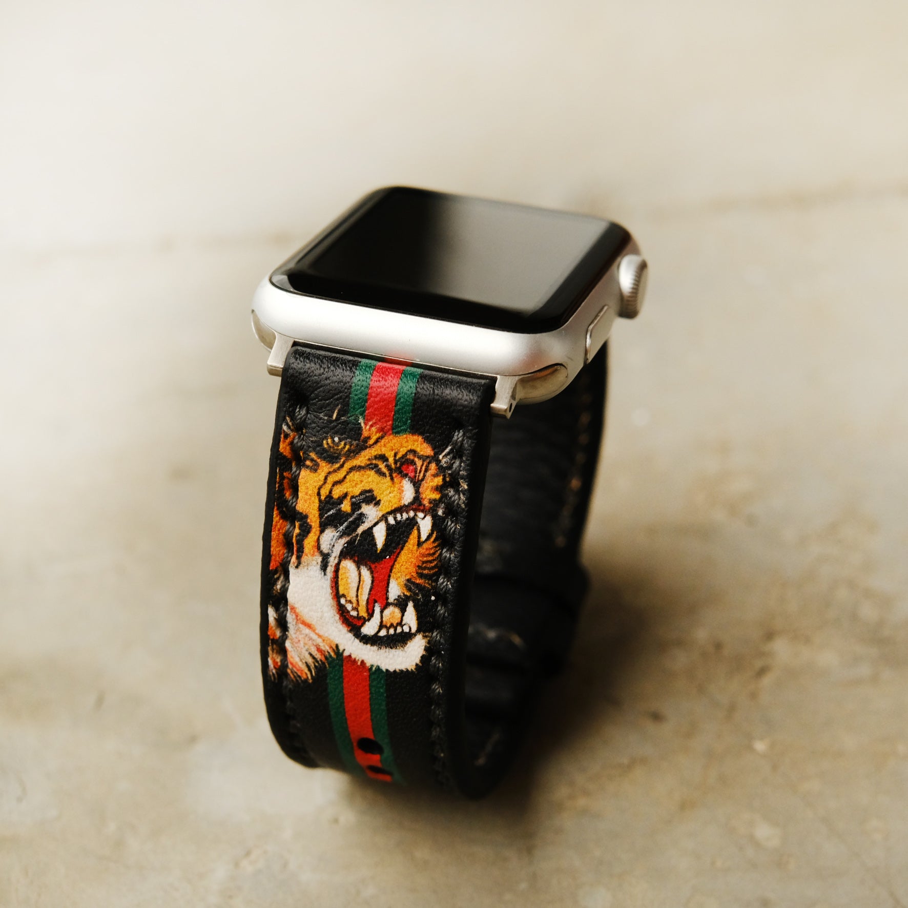 luxury tiger watch strap