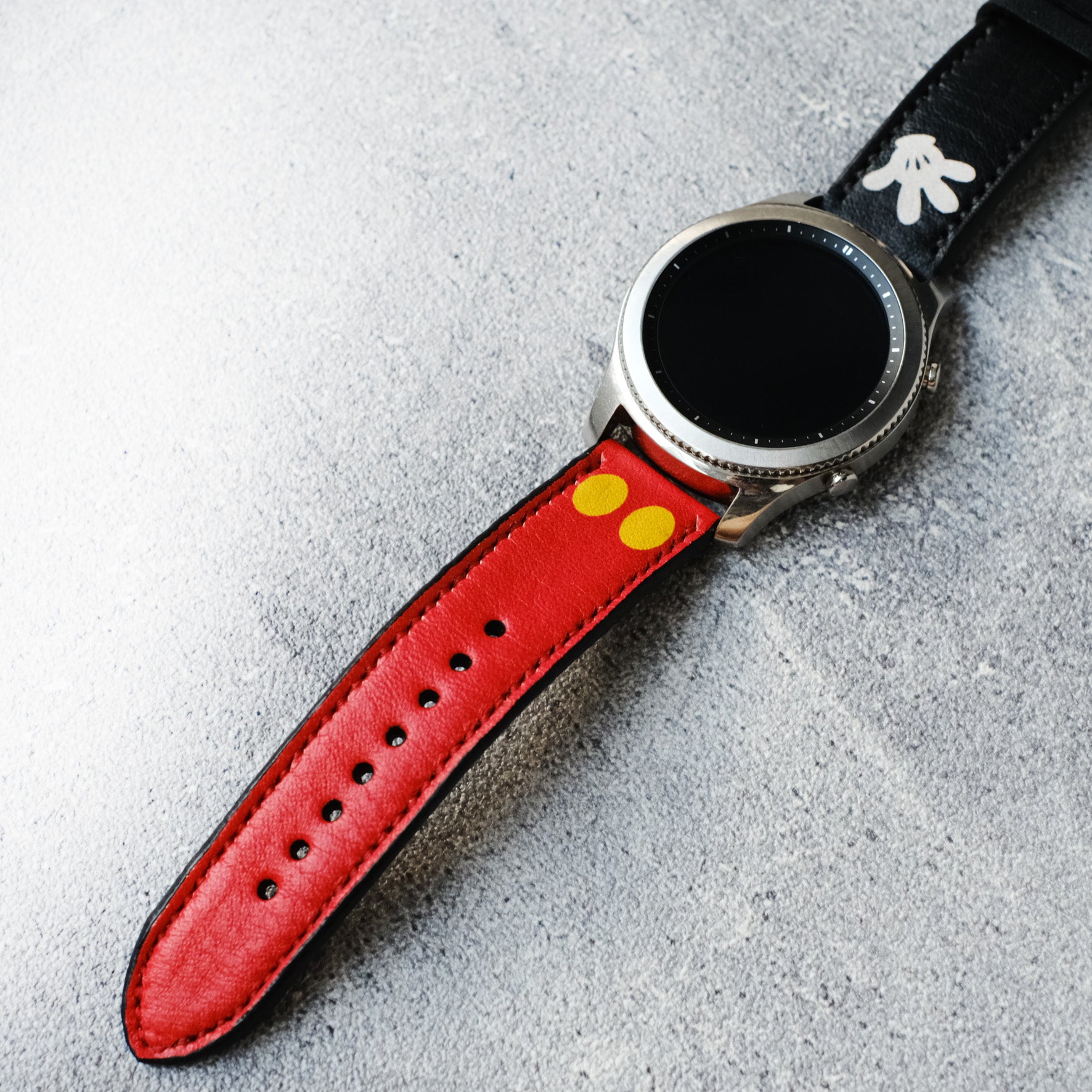 mickey watch band on samsung galaxy watch