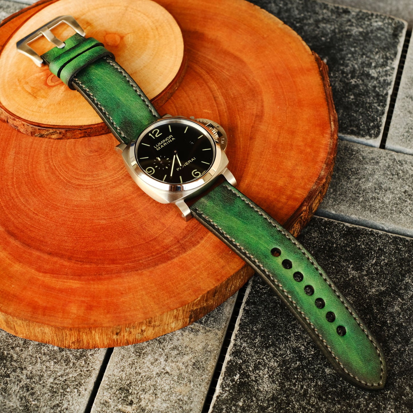 panerai green strap