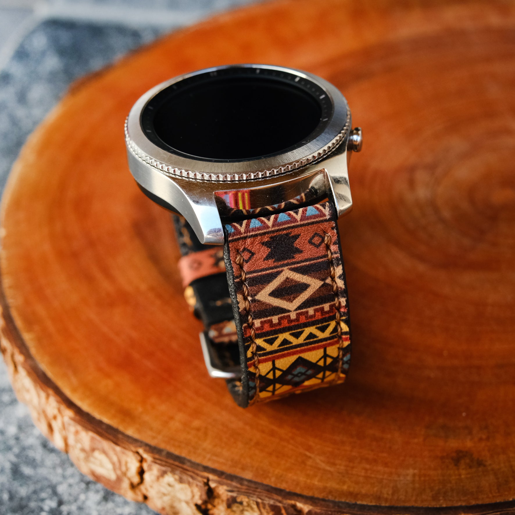 brown totem watch band