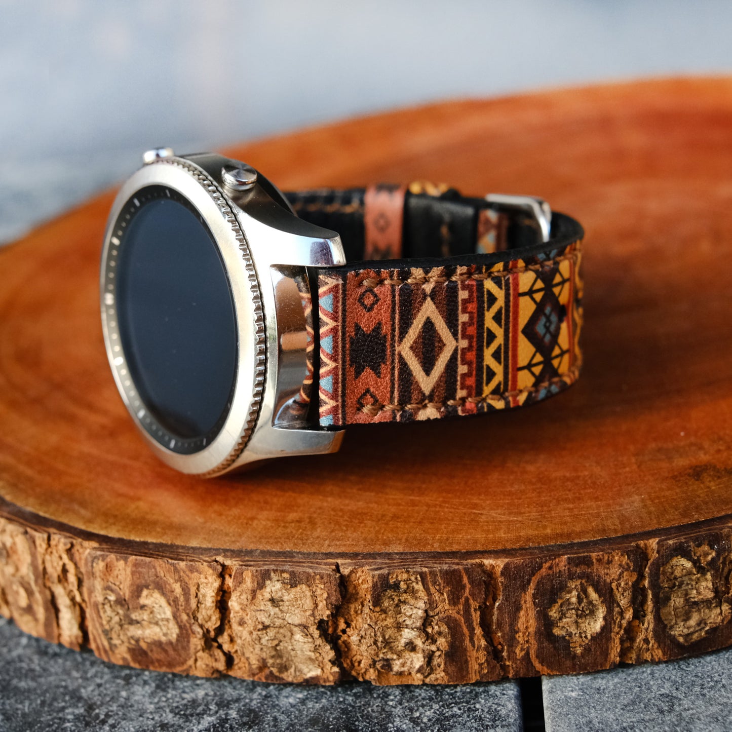 brown totem watch strap