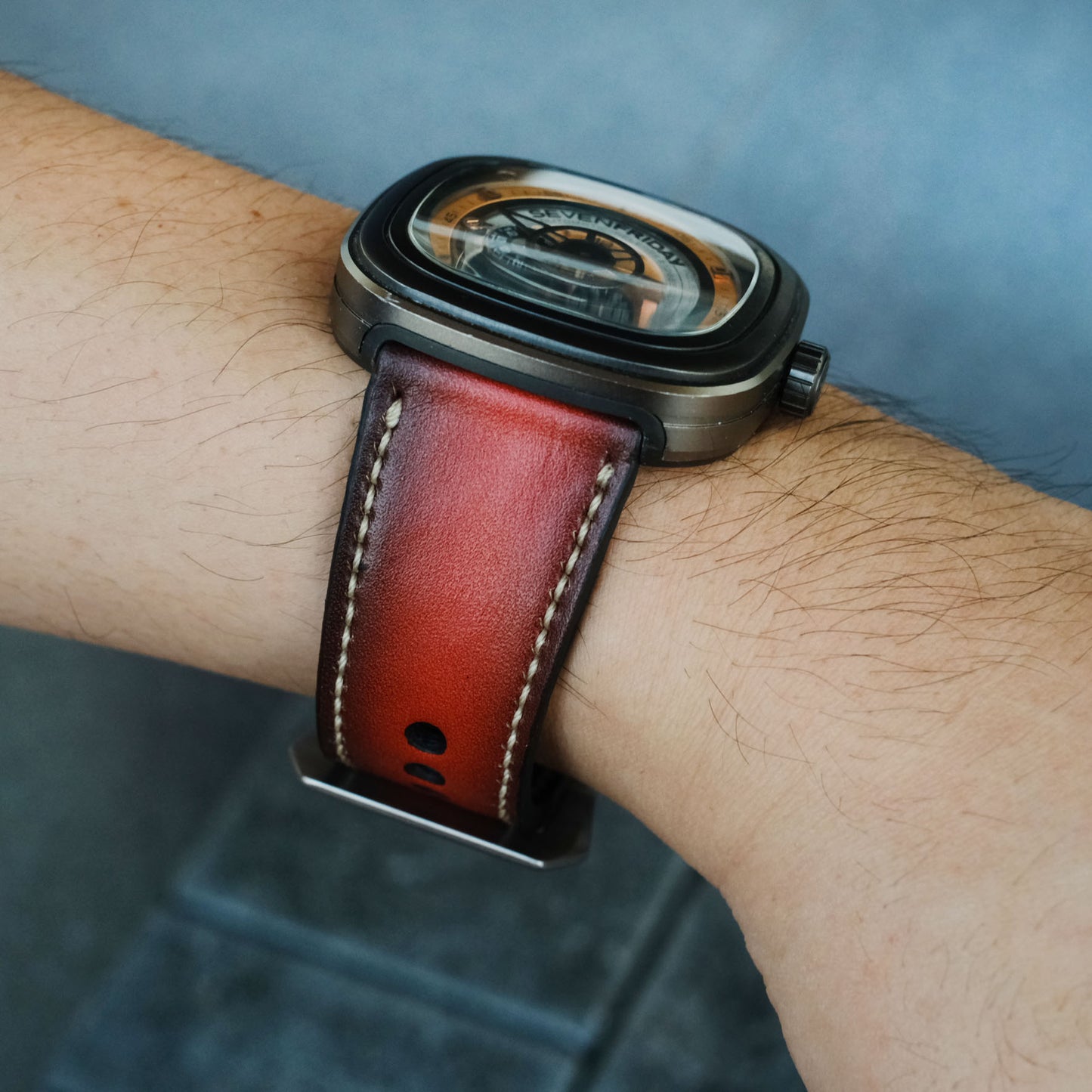 red sevenfriday strap