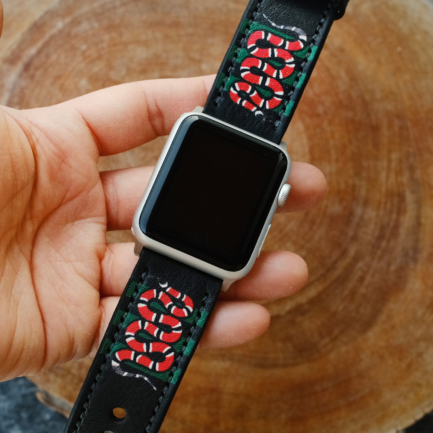 snake watch band