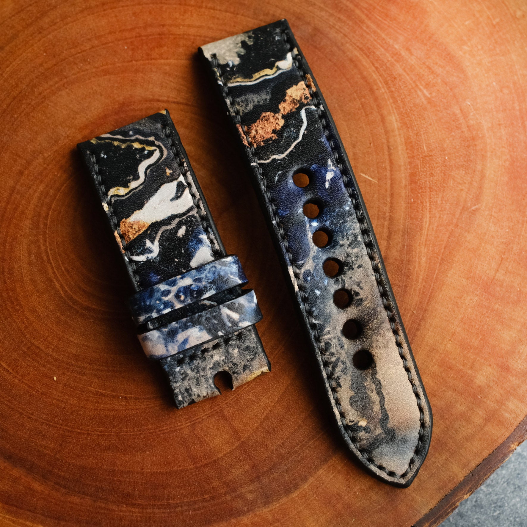 resin leather strap