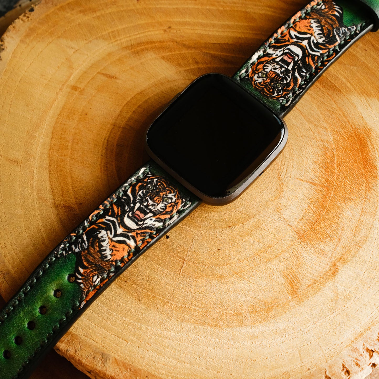 exotic tiger watch strap