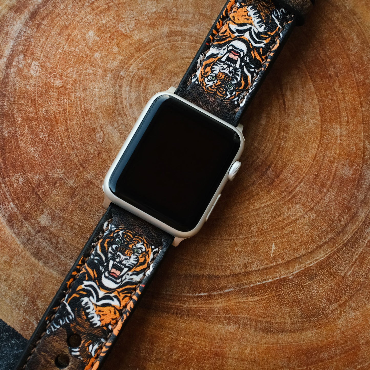 Tiger Apple Watch Strap All series - ruslieco