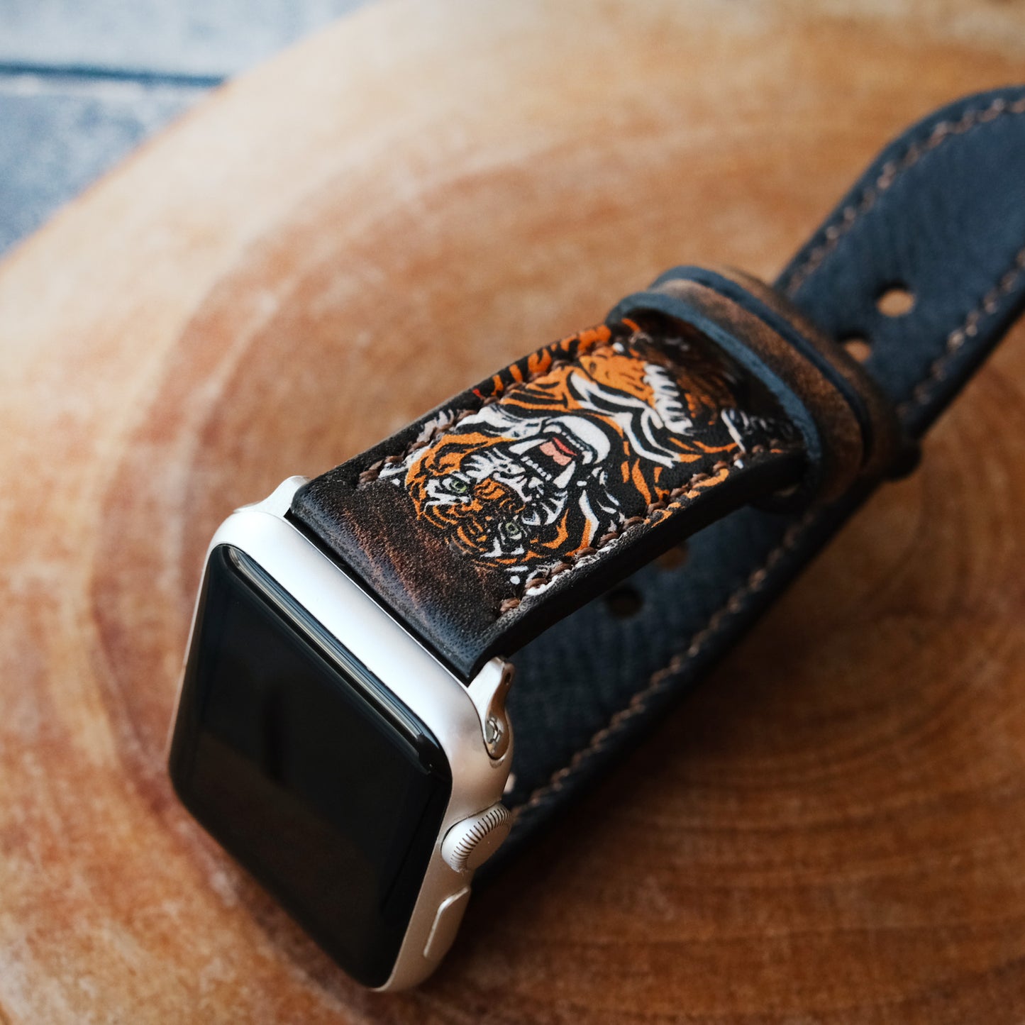 Tiger Apple Watch Strap All series - ruslieco