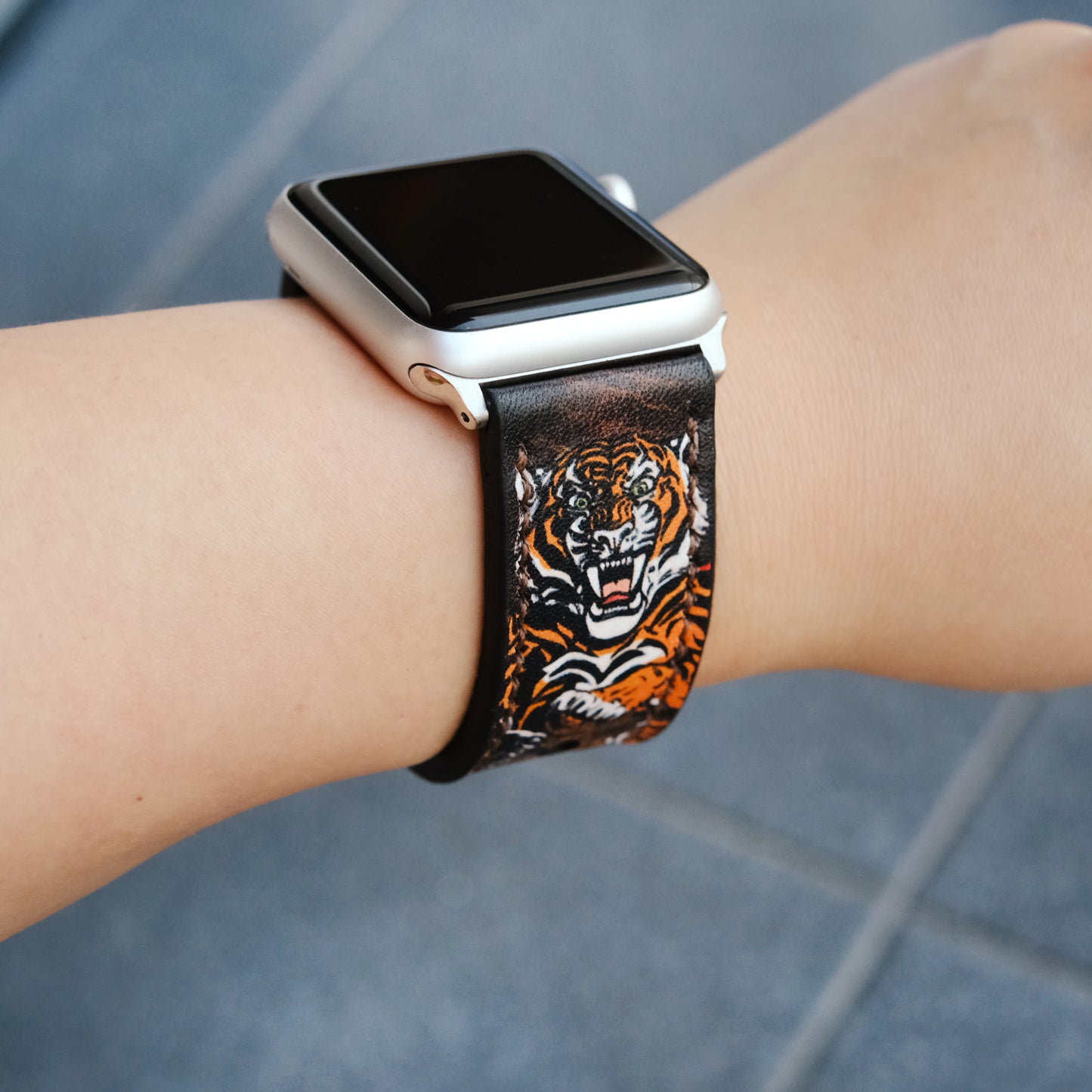 Tiger Apple Watch Strap All series - ruslieco