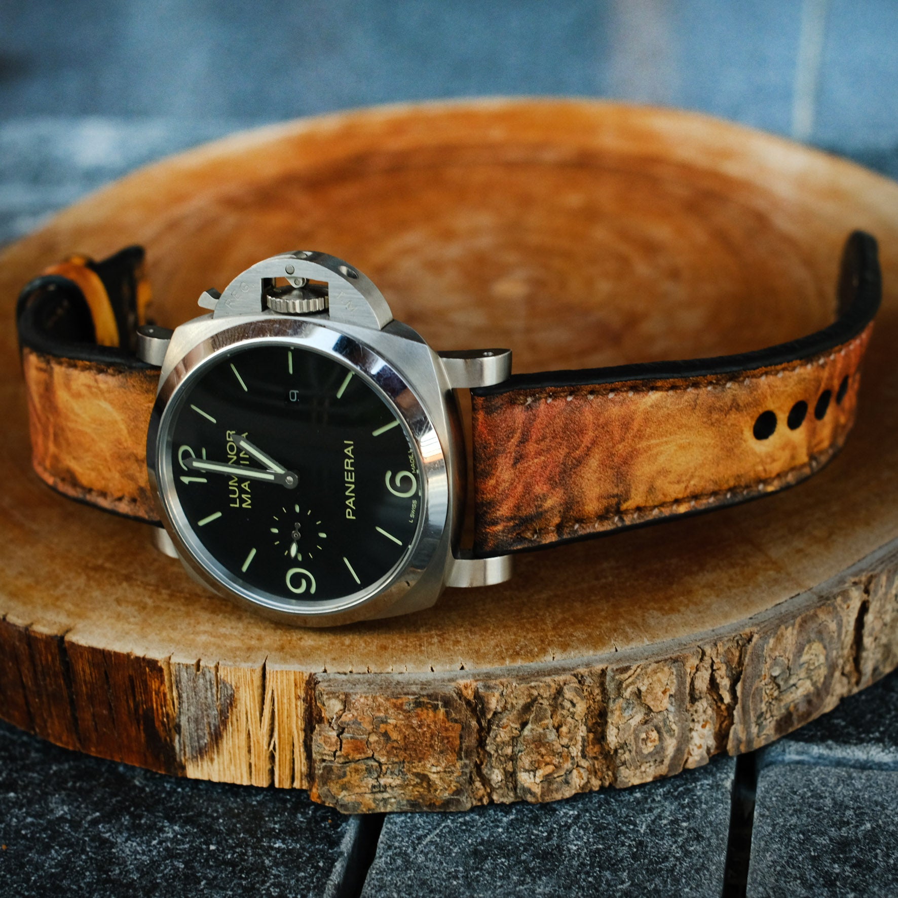 Panerai Straps Leather Replacement Straps Ruslieco ruslieco