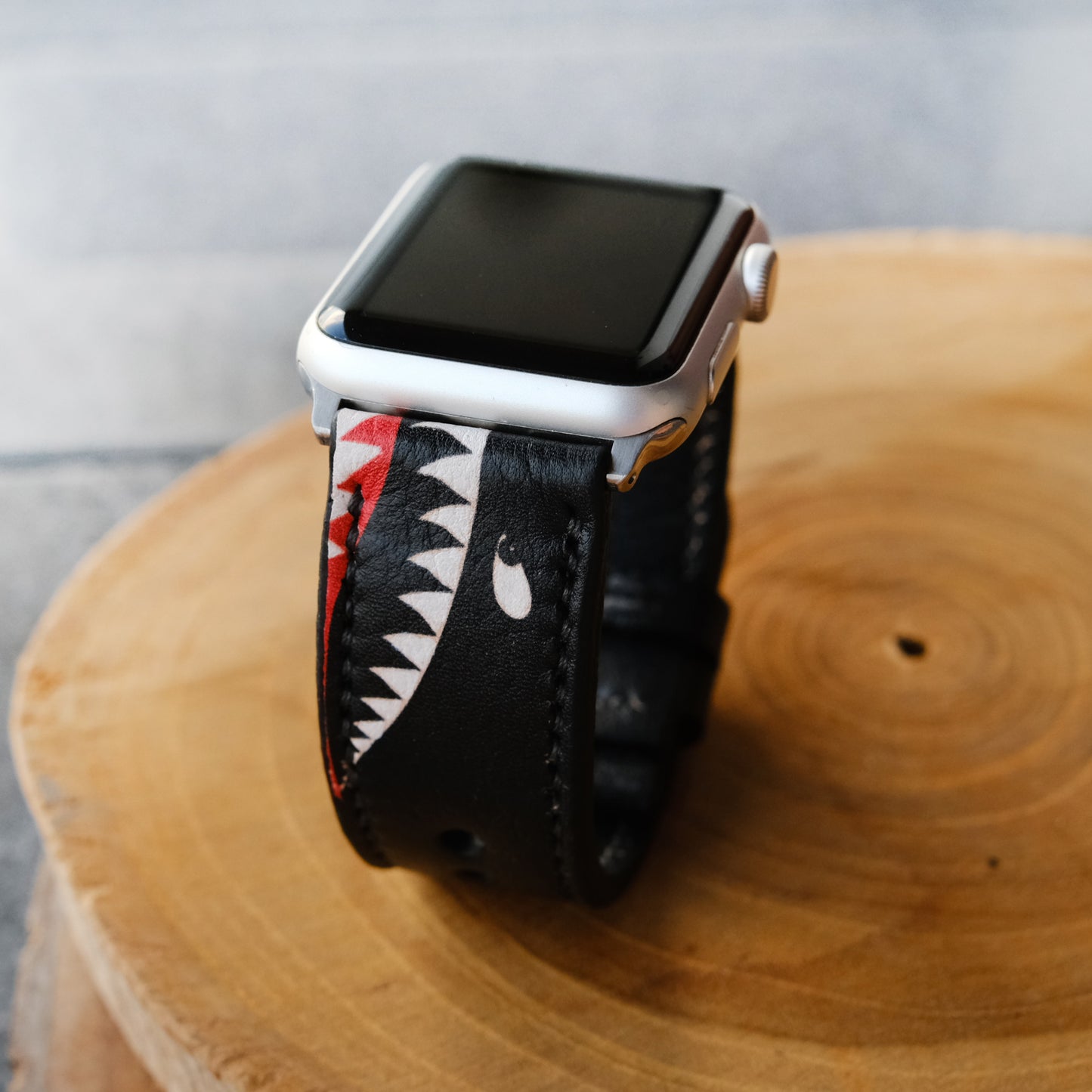 Warhawk Black Strap For Apple Watch By RuslieCo - ruslieco