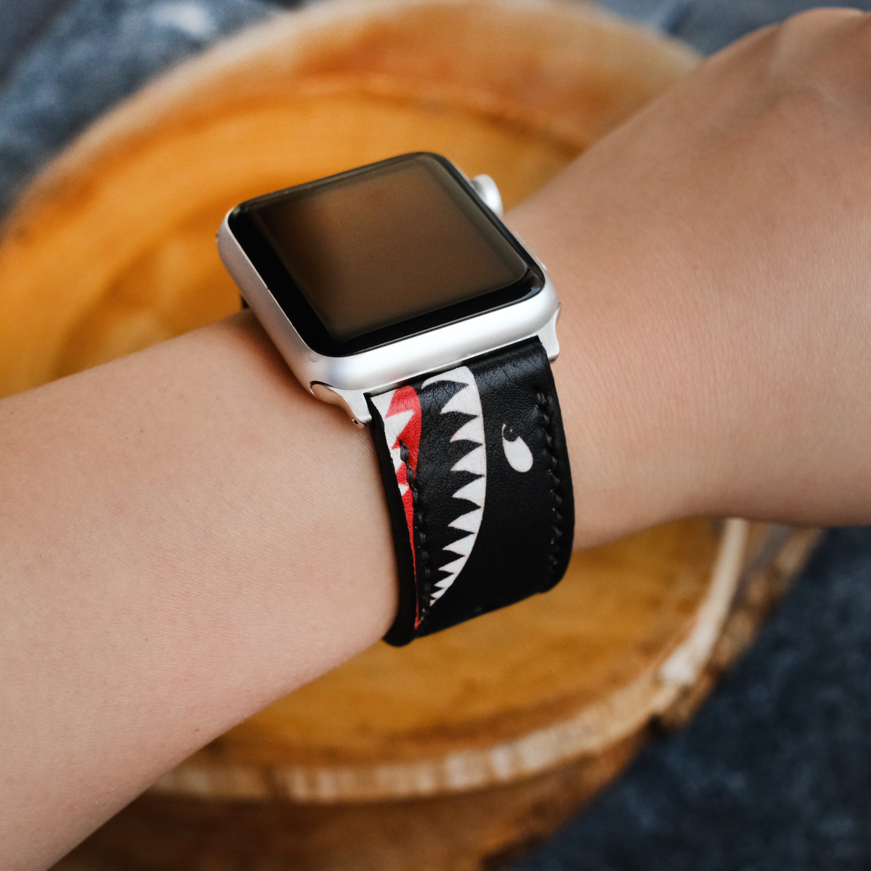 Warhawk Black Strap For Apple Watch By RuslieCo - ruslieco