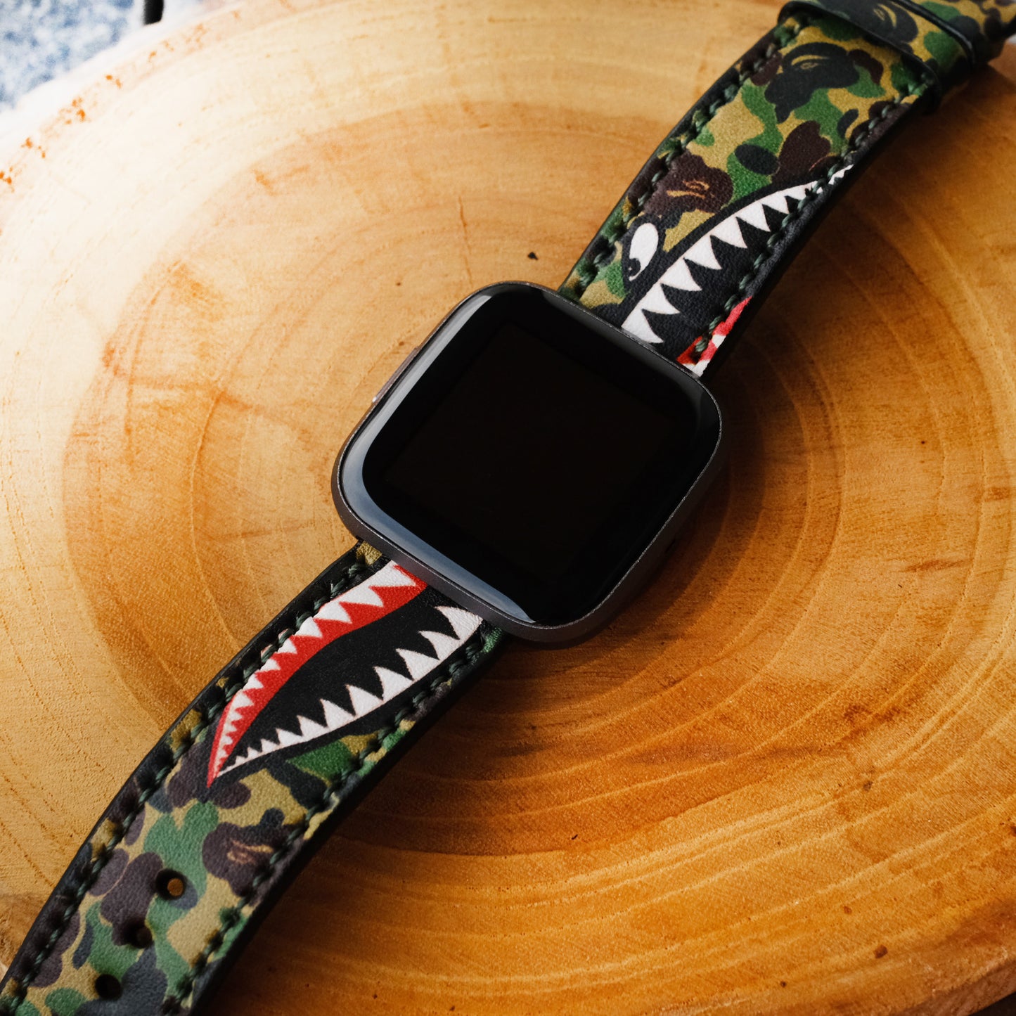 green camo watch band