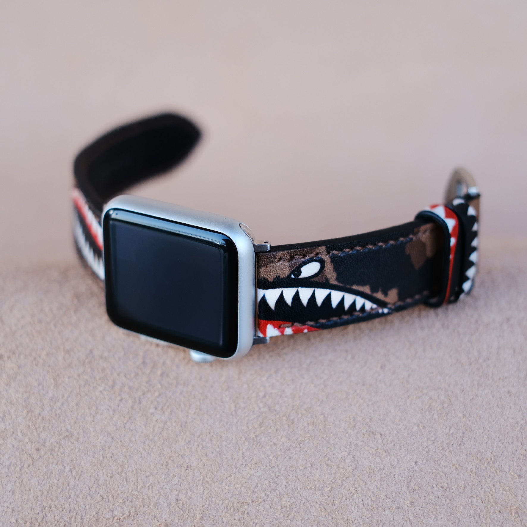 Warhawk Brown Strap For Apple Watch By RuslieCo - ruslieco