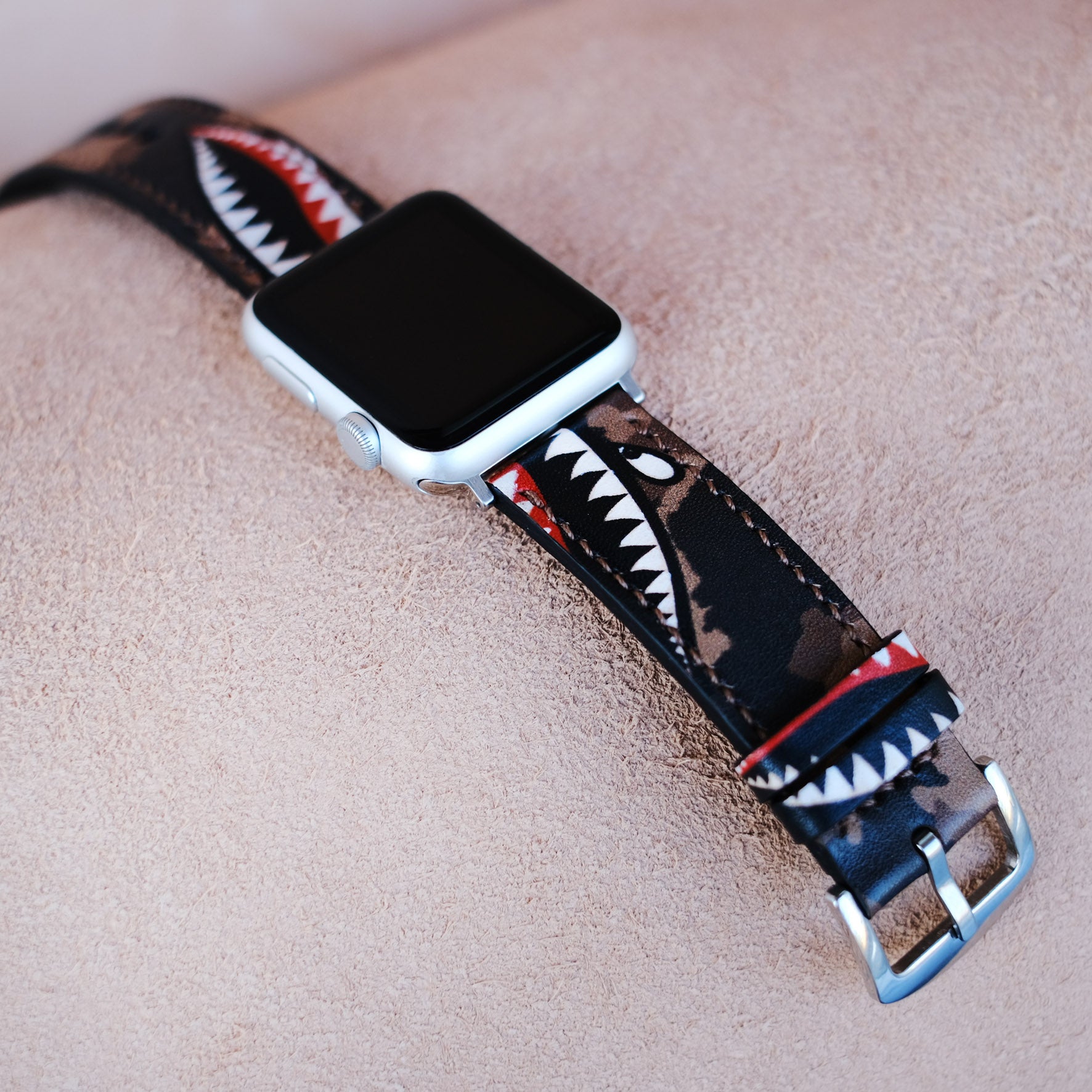 Warhawk Brown Strap For Apple Watch By RuslieCo - ruslieco