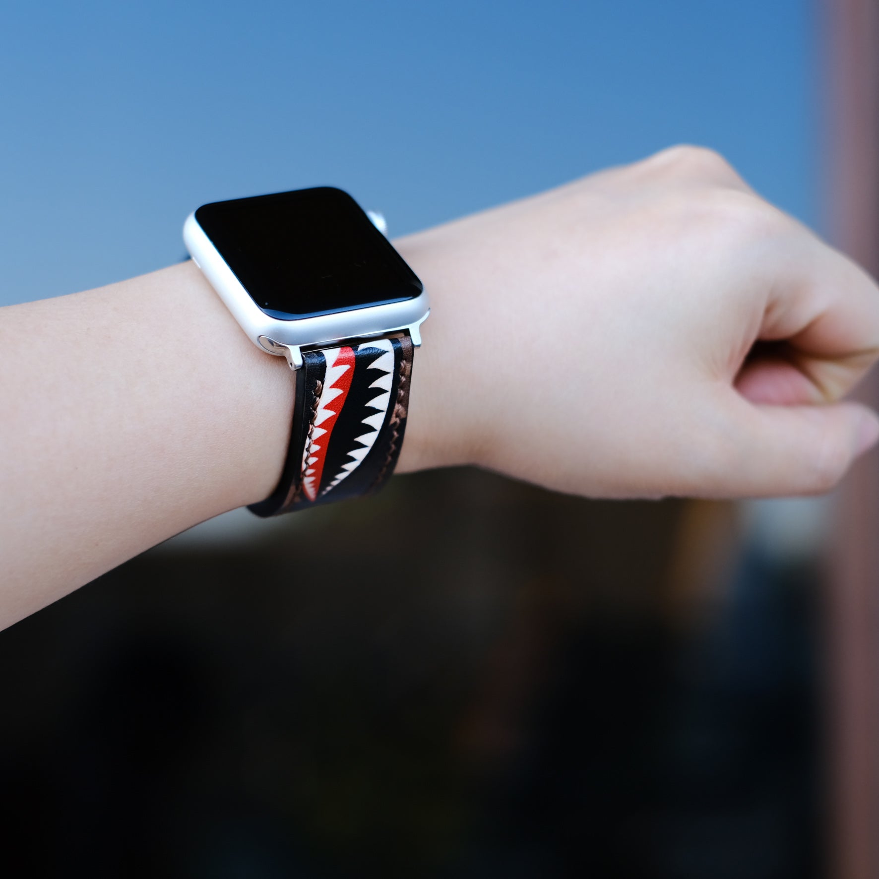 Warhawk Brown Strap For Apple Watch By RuslieCo - ruslieco